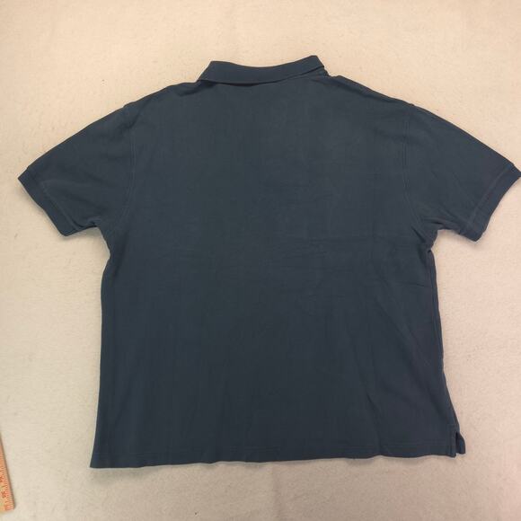 Patagonia Collared Short Sleeve Polo Shirt Mens Size Extra Large XL Navy - Picture 9 of 9